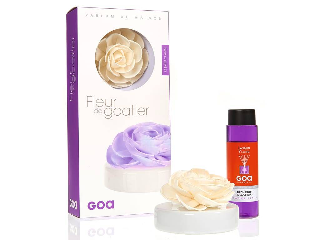 Goa - Coffret fleur Goatier Blanc/Rosea/Jasmin Ylang
