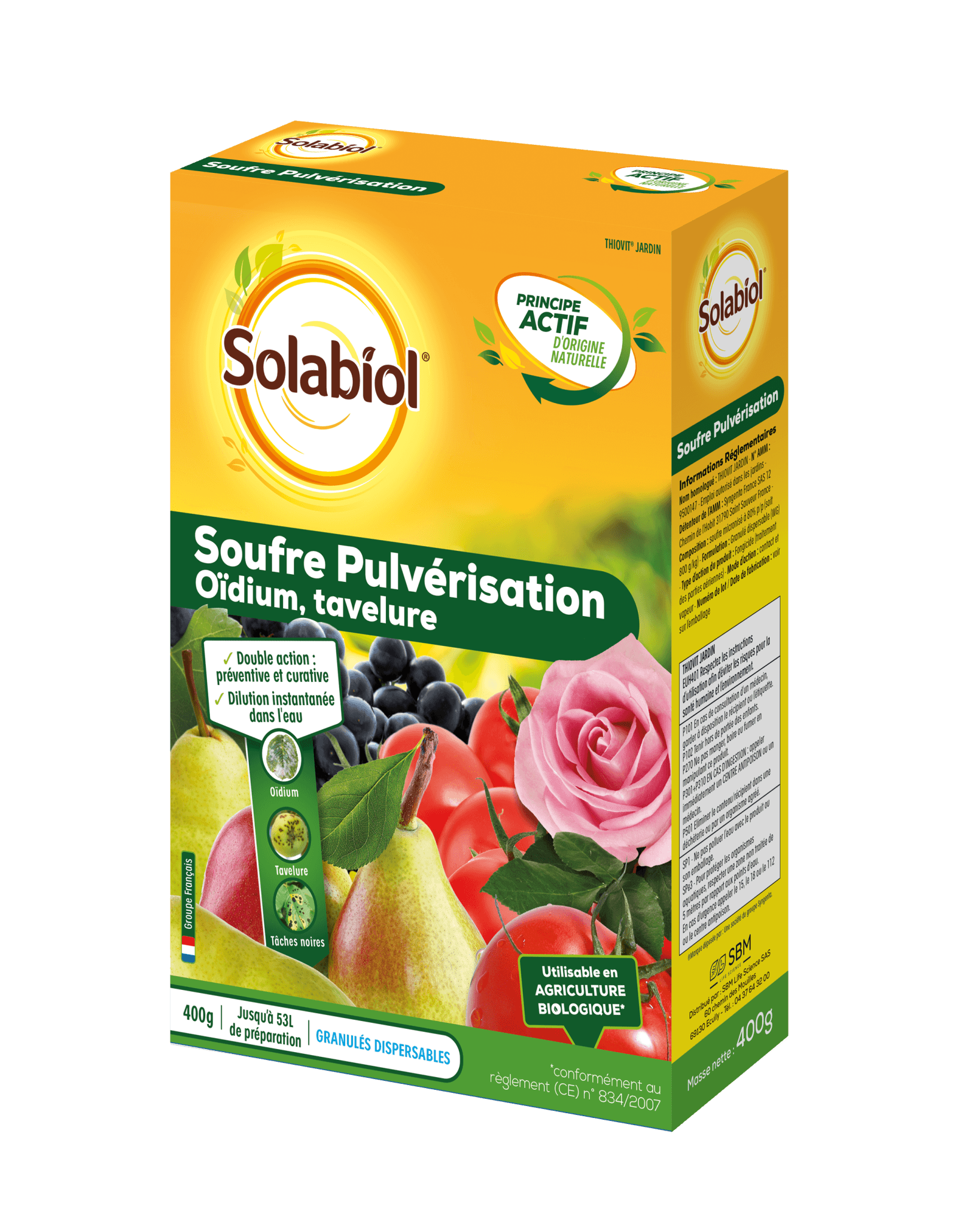 Solabiol - Azufre Pulverización - SOLABIOL - Imagen 1