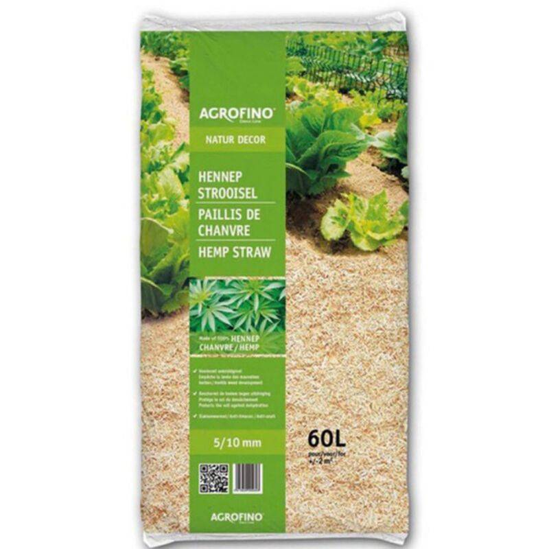 Paillis de chanvre décoratif NATUR DECOR 100% chanvre couleur naturelle H.30 mm - Agrofino