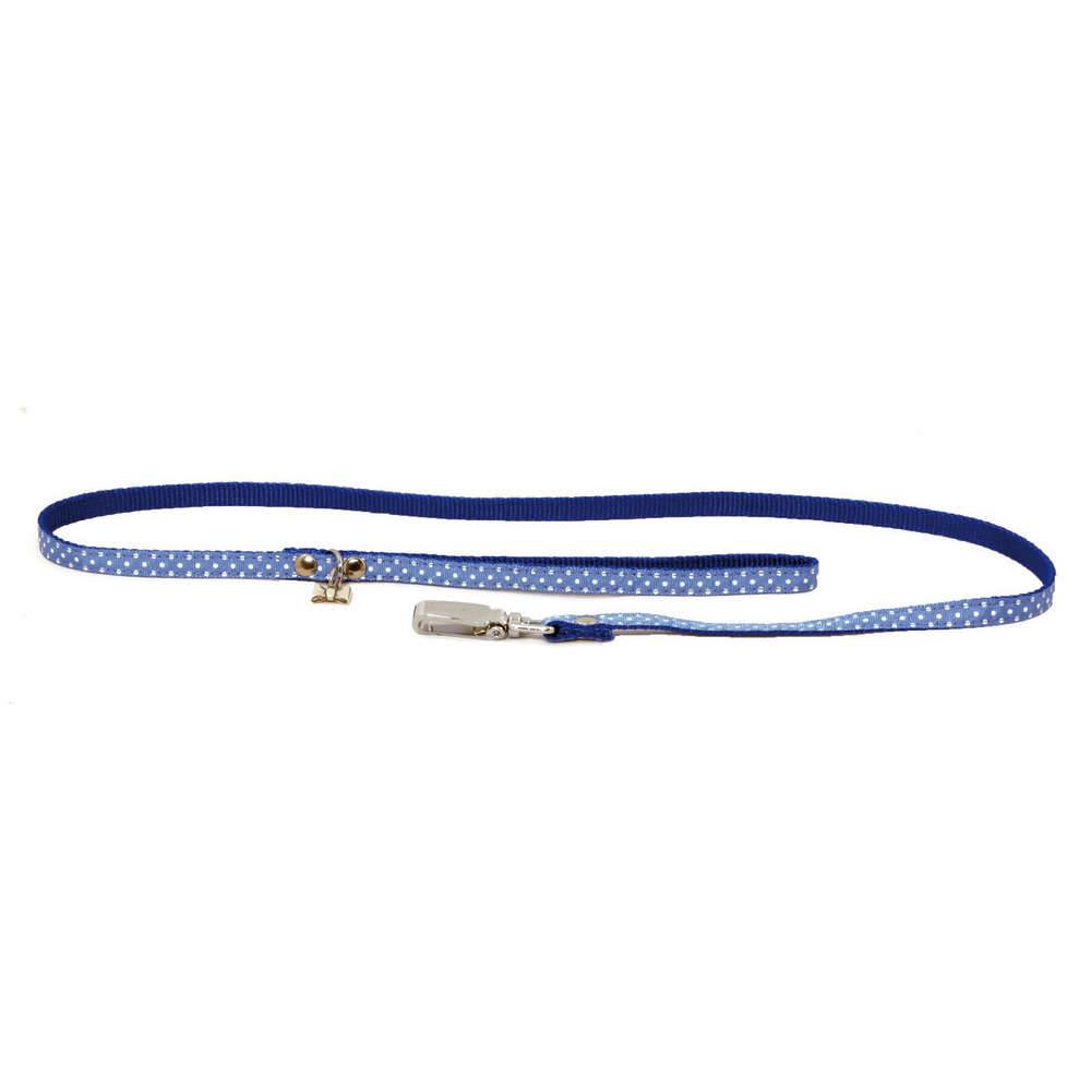 Smooz - Laisse Chien XS Nylon Bleu Pois - MARTIN SELLIER - Image 2