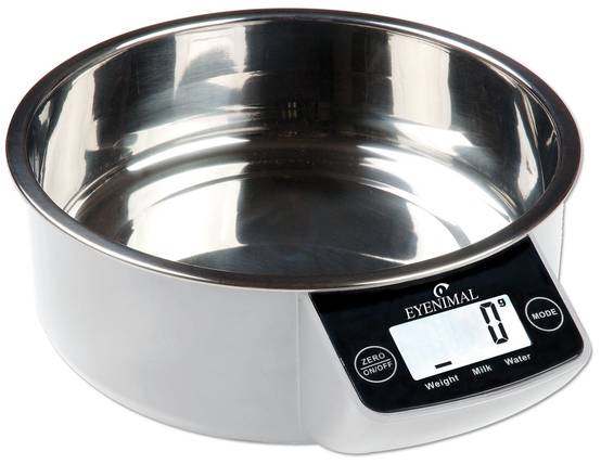 Eyenimal Num'axes - Gamelle balance intégrée blanche - L.18,5 x l.7 x H.22,5 cm