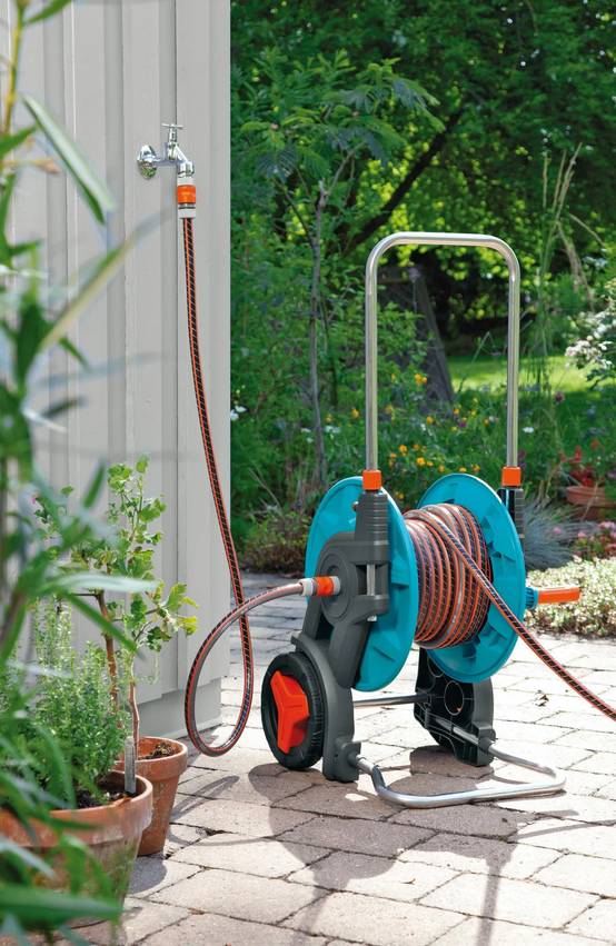 Gardena - Kit de branchement pour dévidoir avec tuyau flex L. 1,5 m, nez de robinet, 2 raccords - Gardena - Image 6