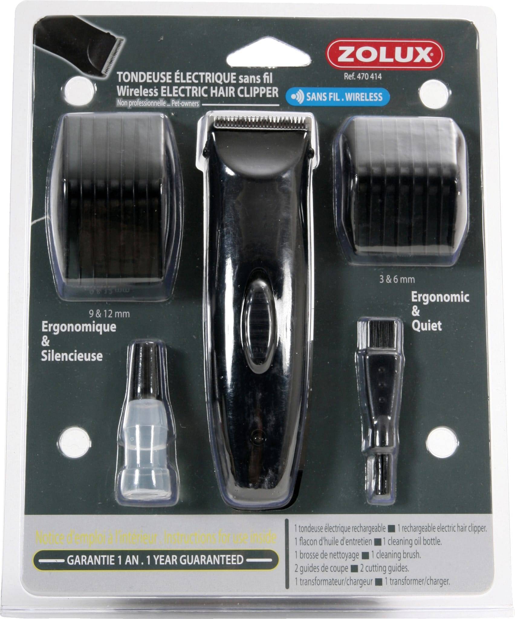 Zolux - Kit tondeuse chien sans fil - Zolux