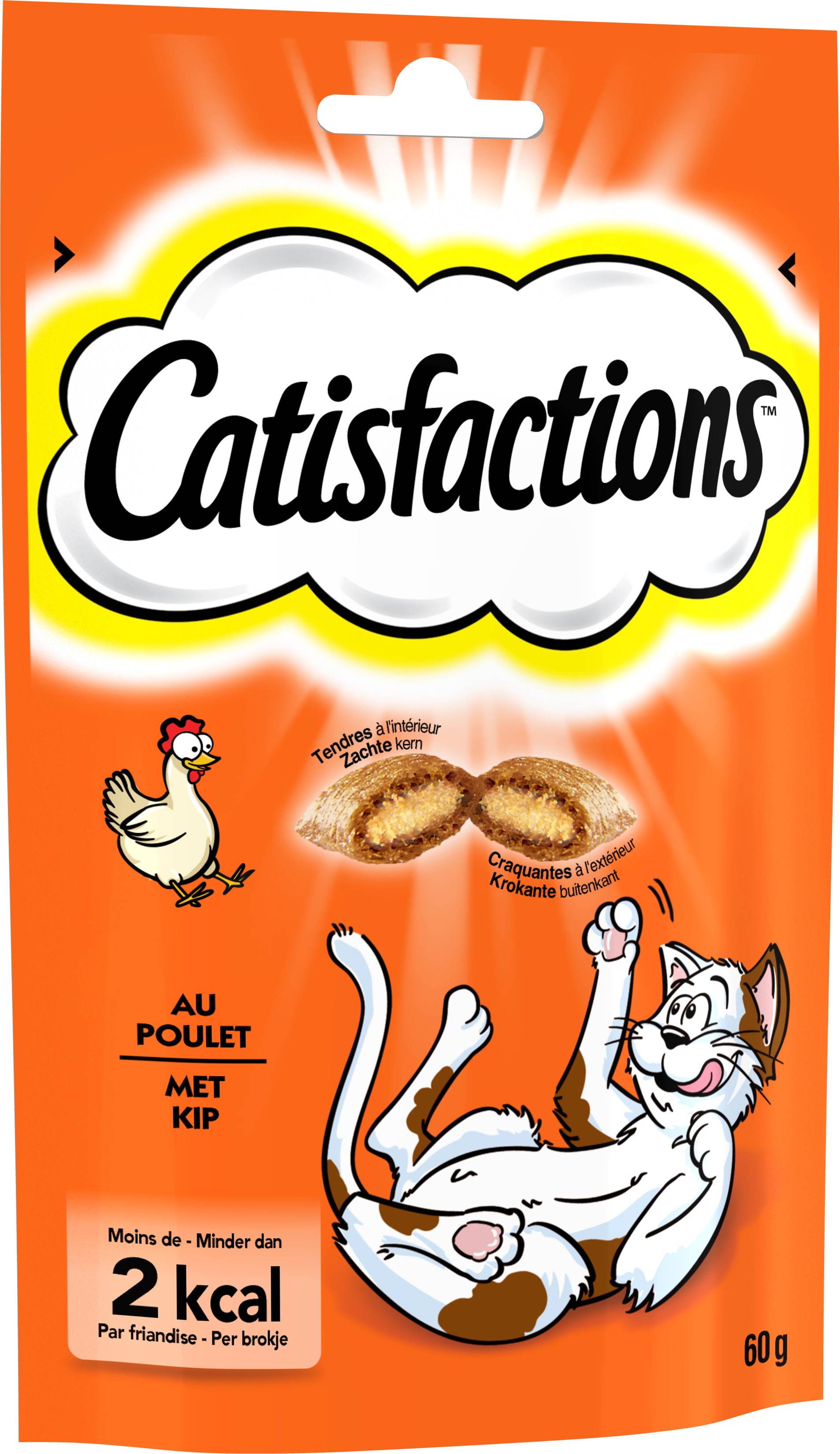 Catisfactions - Friandises chat et chaton poulet 60 g – CATISFACTIONS - Image 1