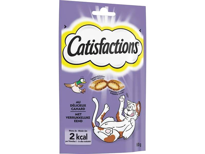 Catisfactions - Golosinas Pato Gato Gatito 60g - CATISFACTIONS - Imagen 1