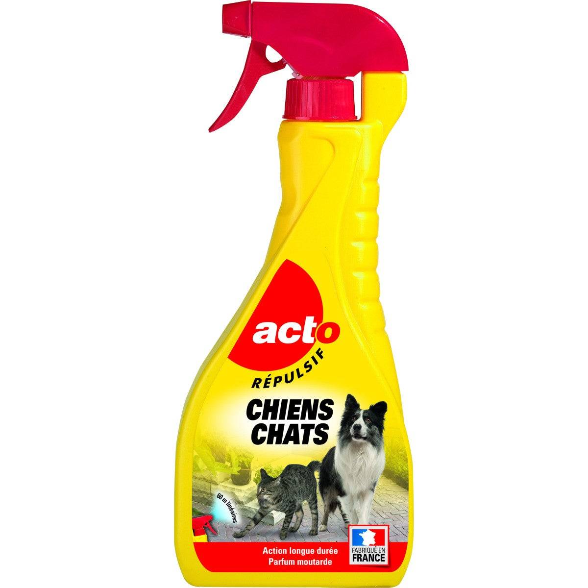 Liquide rpulsif chiens-chats pulvrisateur 600 ml  ACTO - Jardiland