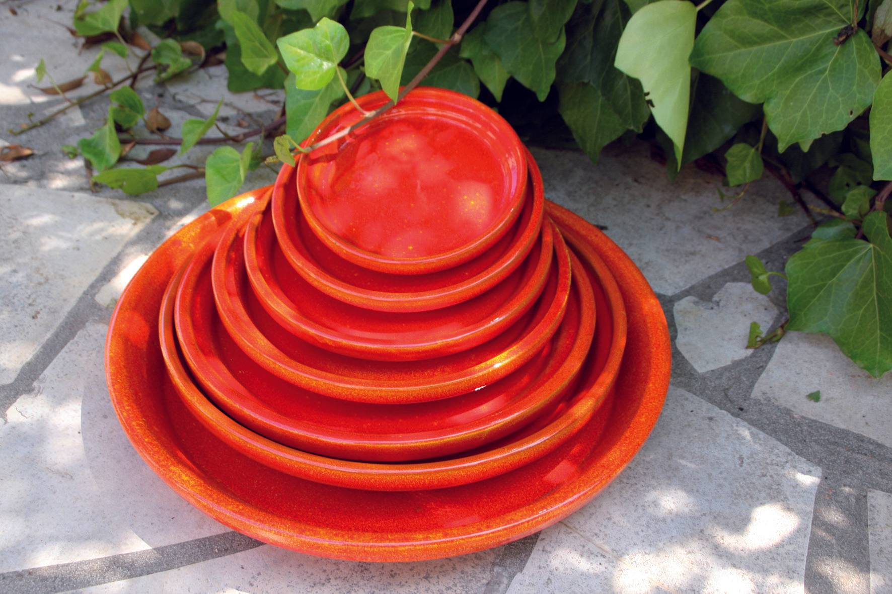 Les Poteries d'Albi - Soucoupe Terre Cuite – LES POTERIES D'ALBI