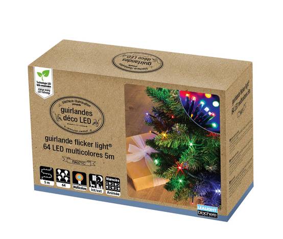 Blachere Illumination - Guirlande Flicker Light avec 288 LEDS multicolores L.25 m - Image 2