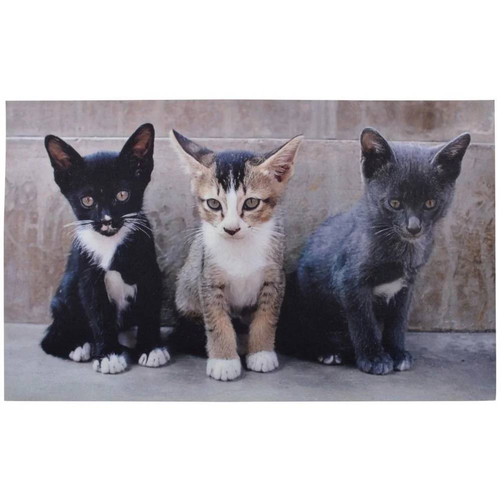 Felpudo decorativo granulado de caucho Gatitos Esschert Design - Imagen 5