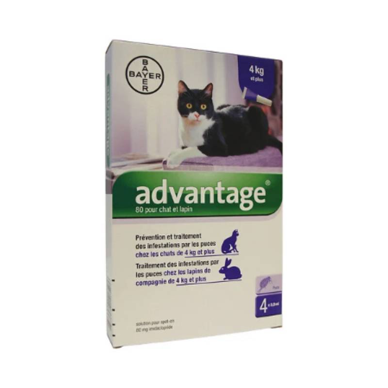 Antiparasitaire Externe Chats Lapins - ADVANTAGE - Imagen 3