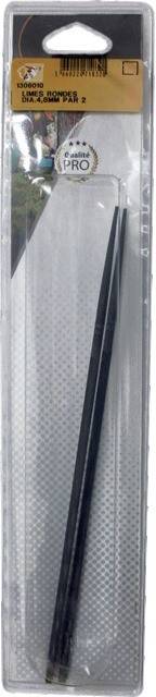 Techni-power - Limes pour chaînes de tronçonneuse Ø 5,5 mm blister de 2