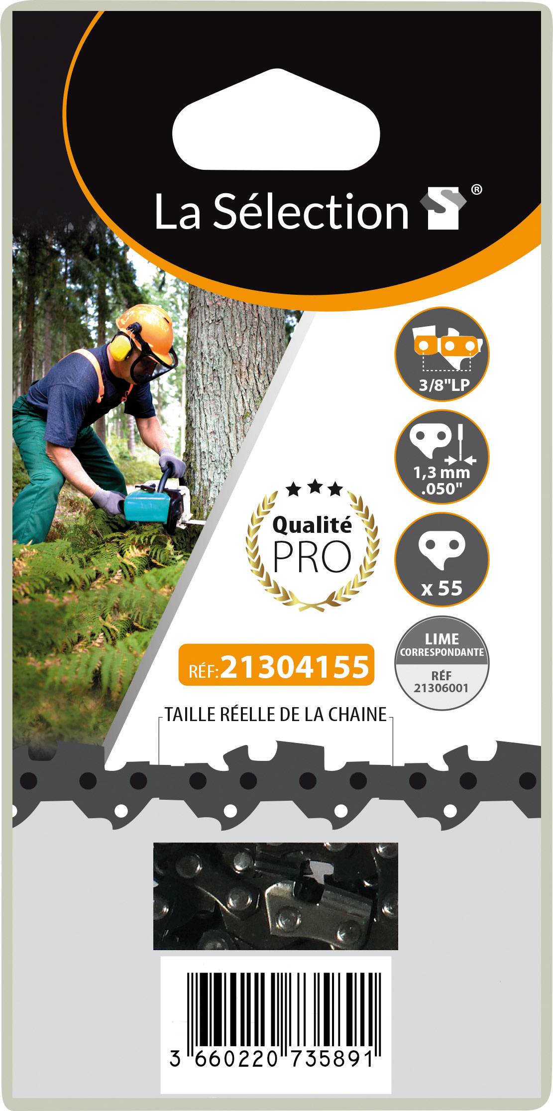 Techni-power - Chaîne de tronçonneuse Jauge 0,50 3/8 LP 55 entraîneurs