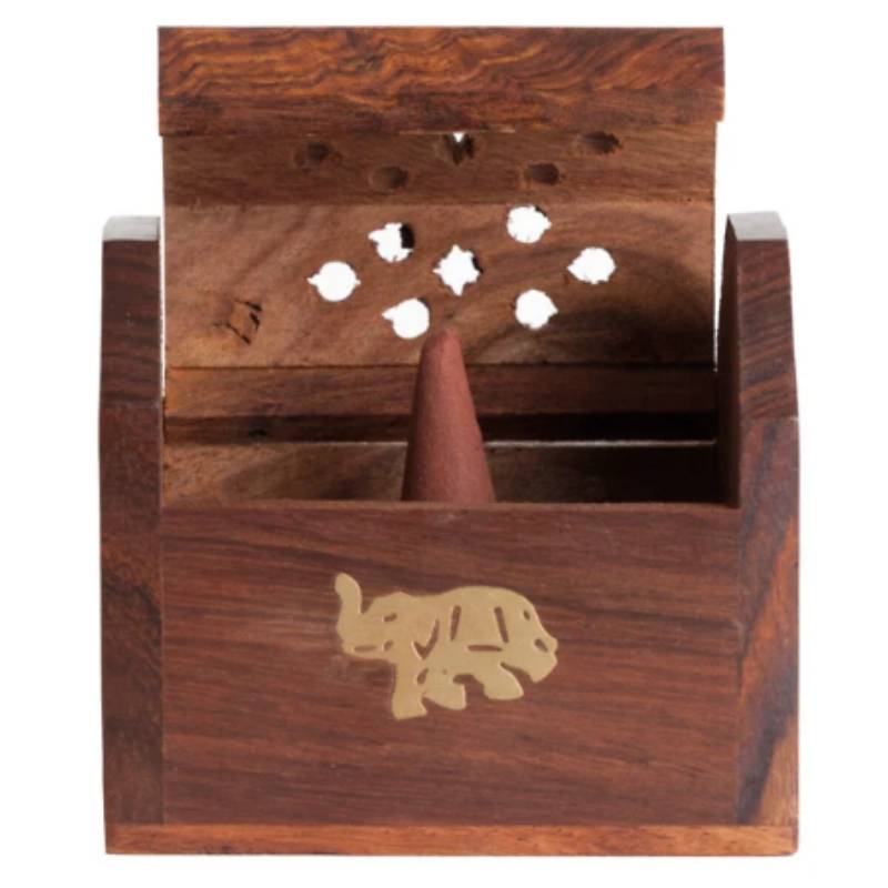 Galeo - Support Encens Petit Coffre Bruleur - GALEO