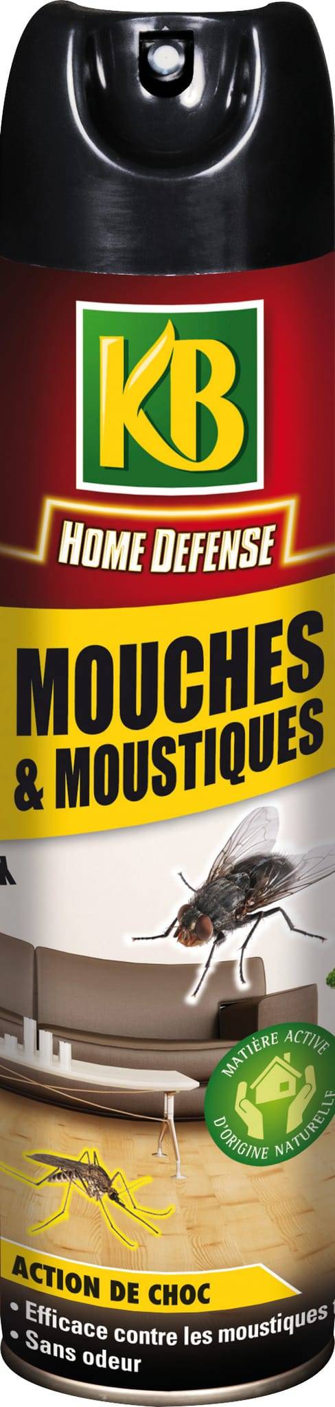 KB Home Defense - Home Défense Mouches Moustiques 400 ml