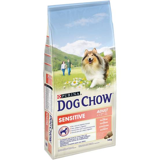 Dog Chow - Croquettes Dog Chow Chien Adulte Sensitive Saumon - 14 kg - Image 1
