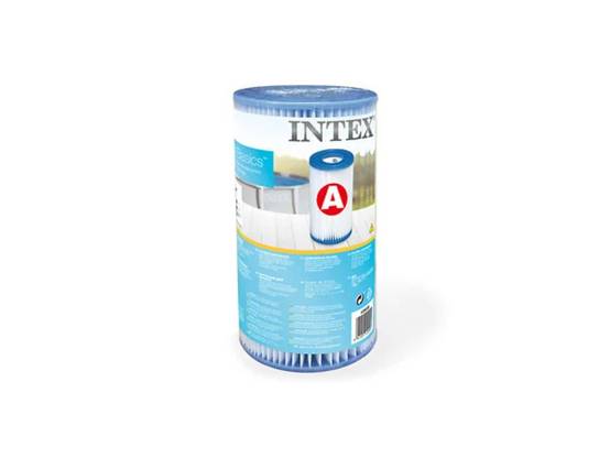 Intex - Cartouche de filtration Dacron Blanc Bleu 20 x 11 cm Type A – INTEX - Image 2