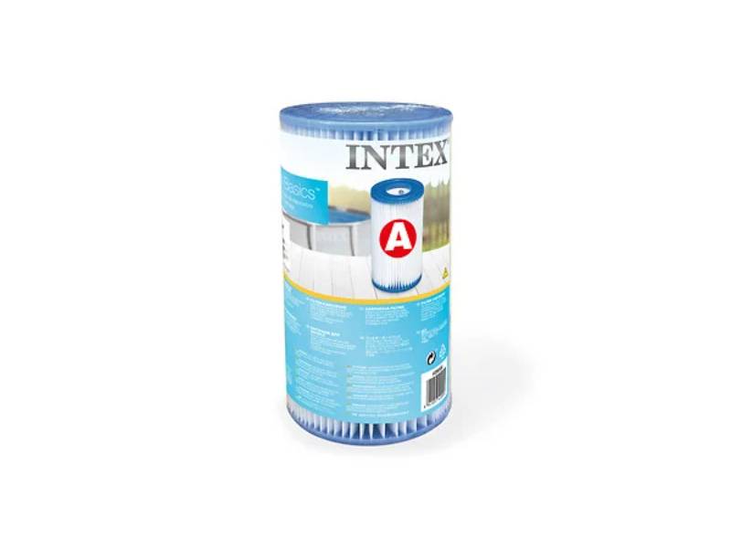 Intex - Cartouche de filtration Dacron Blanc Bleu 20 x 11 cm Type A – INTEX - Image 2