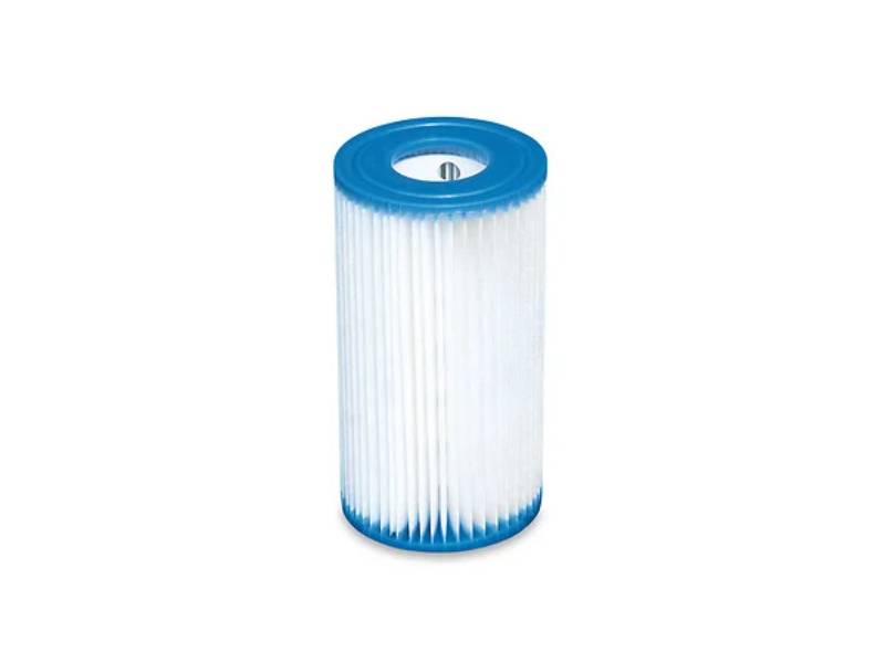 Intex - Cartouche de filtration Dacron Blanc Bleu 20 x 11 cm Type A – INTEX - Image 1