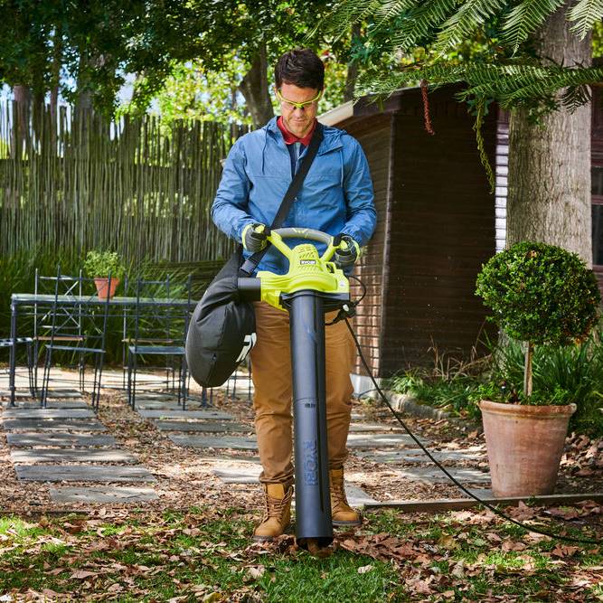 Ryobi - Aspirateur Souffleur Broyeur Électrique 3000W 2 Vitesses RBV3000CSV - RYOBI - Imagen 9