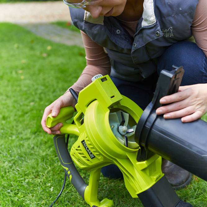 Ryobi - Aspirateur Souffleur Broyeur Électrique 3000W 2 Vitesses RBV3000CSV - RYOBI - Imagen 11