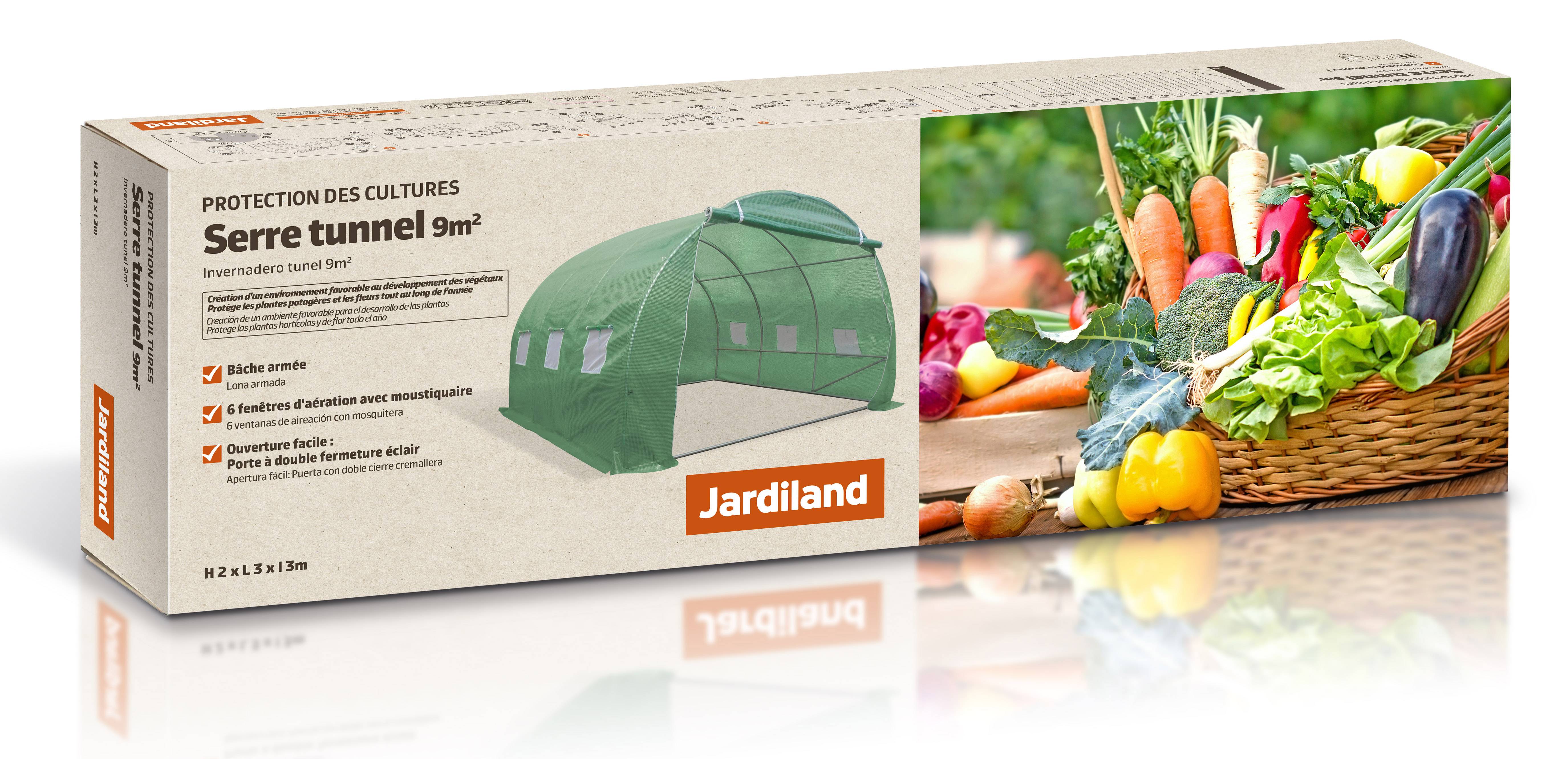 Jardiland - Serre tunnel 9m² - Jardiland - Imagen 2
