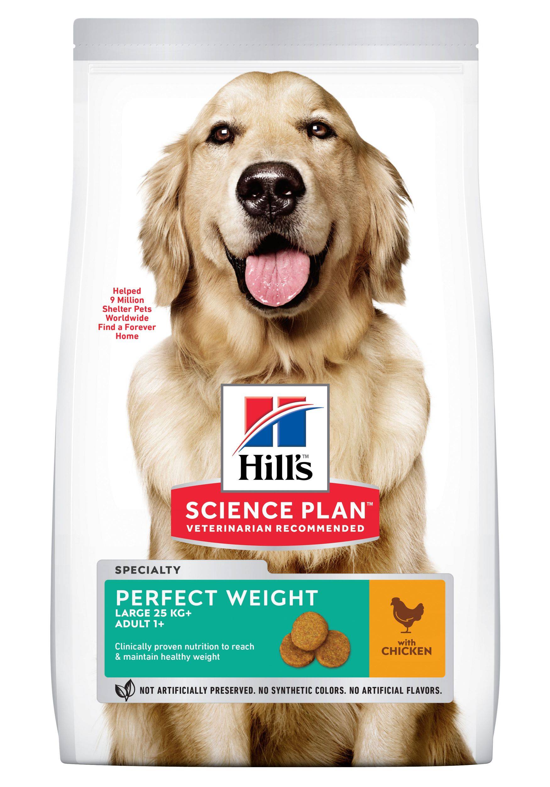 Science plan - Croquetas para perro adulto Perfect Weight Large Breed con pollo 12 kg - Science Plan Hill's - Imagen 5