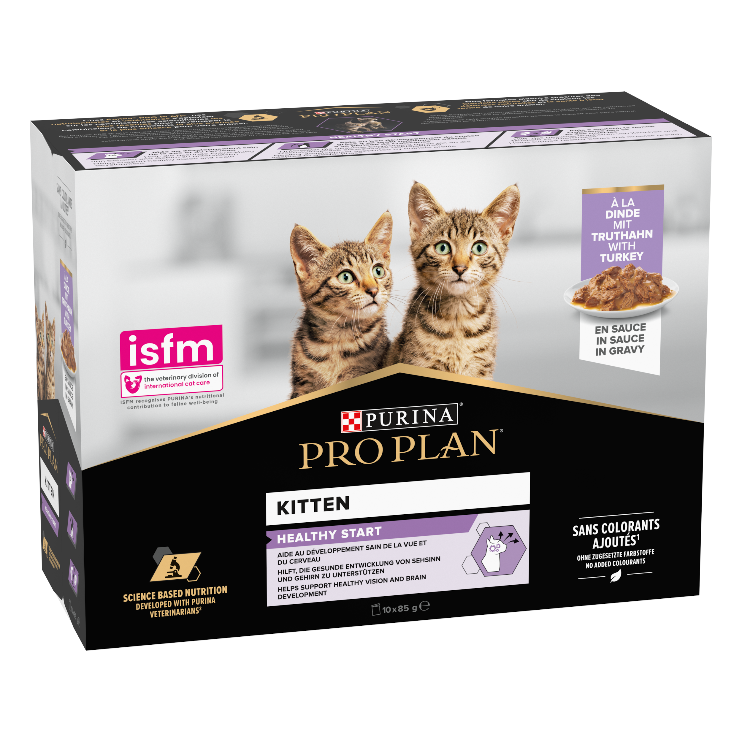 Purina Pro Plan - Sachets chat Junior Dinde 10x85 g – PRO PLAN - Image 1