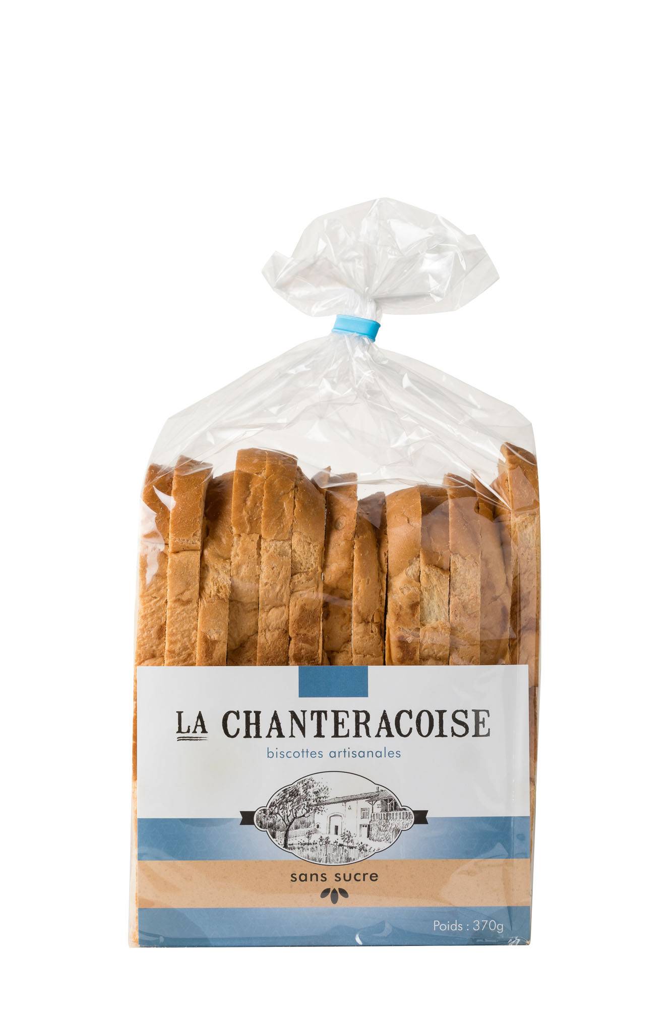 La Chanteracoise - Biscottes sans sucre 370 g - Imagen 1