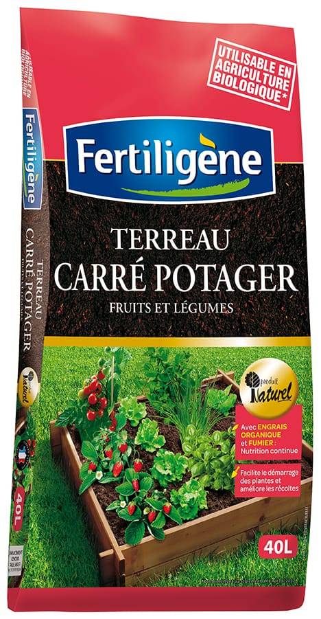 Naturen - Terreau pour carré potager 40 L
