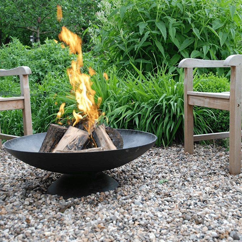 Esschert Design - Esschert Design - Brasero Coupe large en fonte - Ø.78 x H.26 cm - Image 3