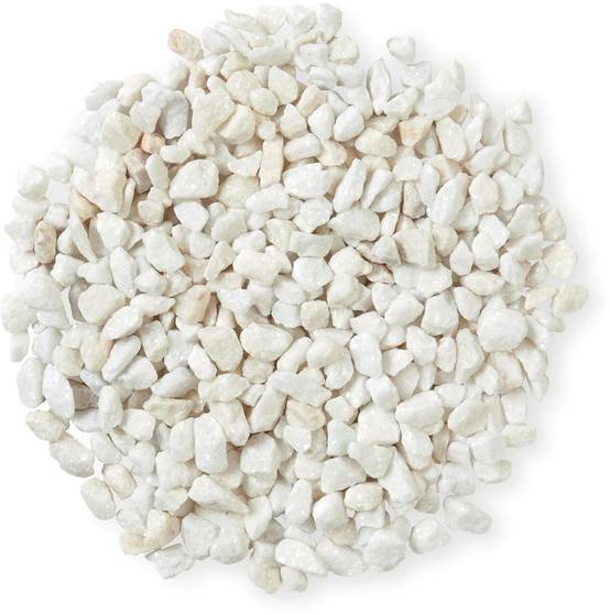 Gravier marbre blanc cristal 8/12 - 25 kg - Image 1