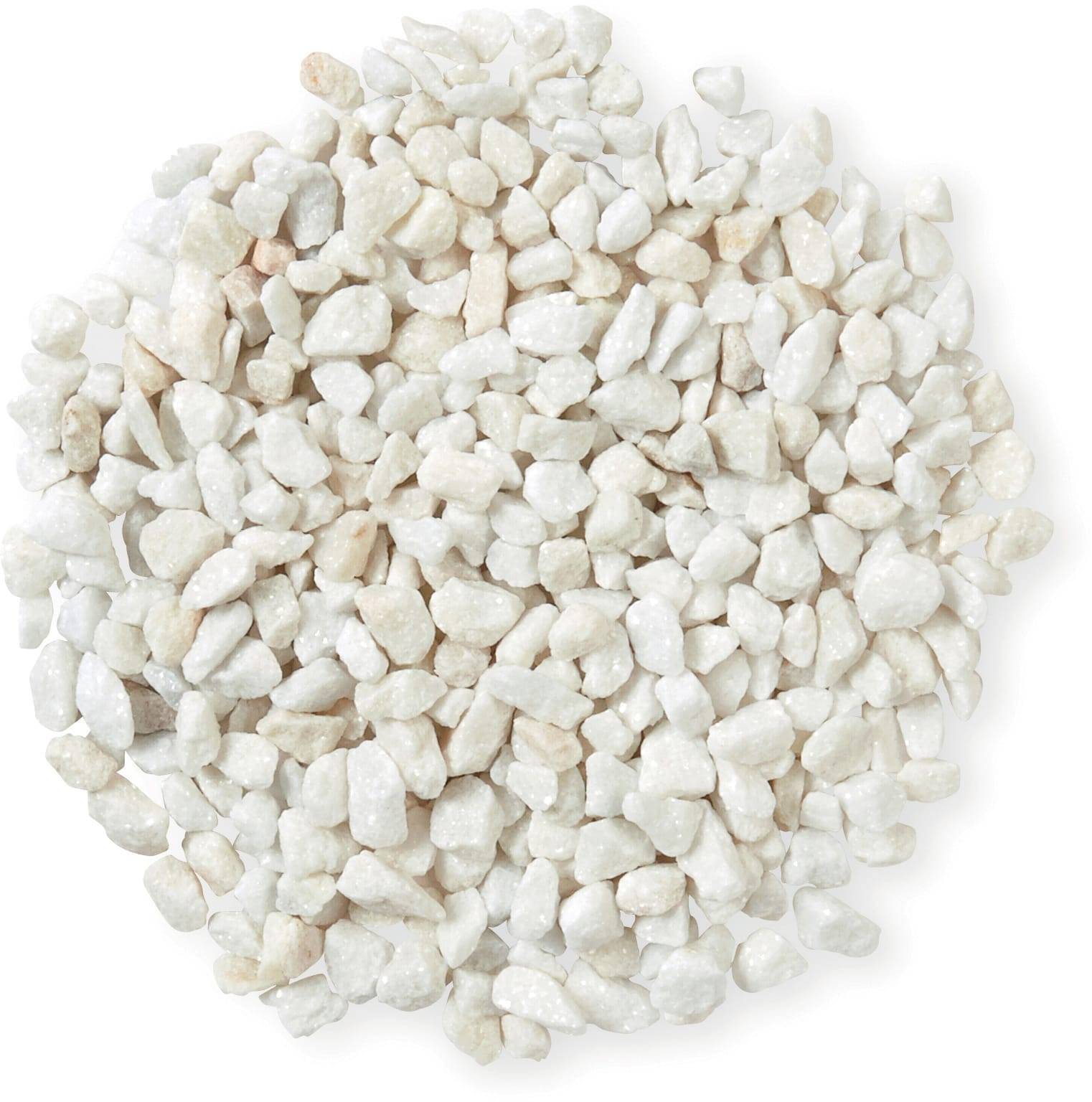 Gravier marbre blanc cristal 8/12 - 25 kg - Image 1