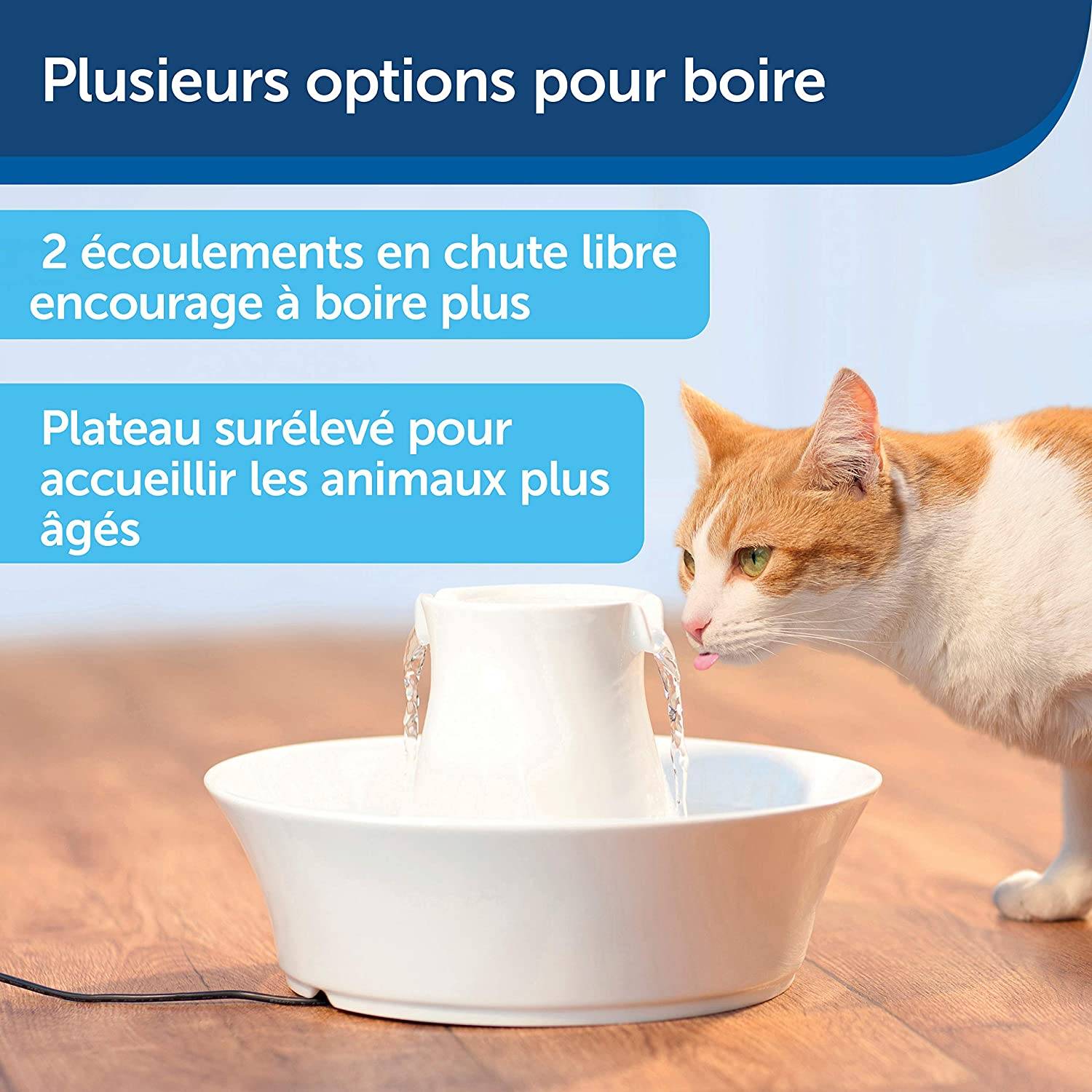 Petsafe - Petsafe - Fontaine Avalon céramique 2L Blanc Ø.30,99 x H.22 cm - Image 2