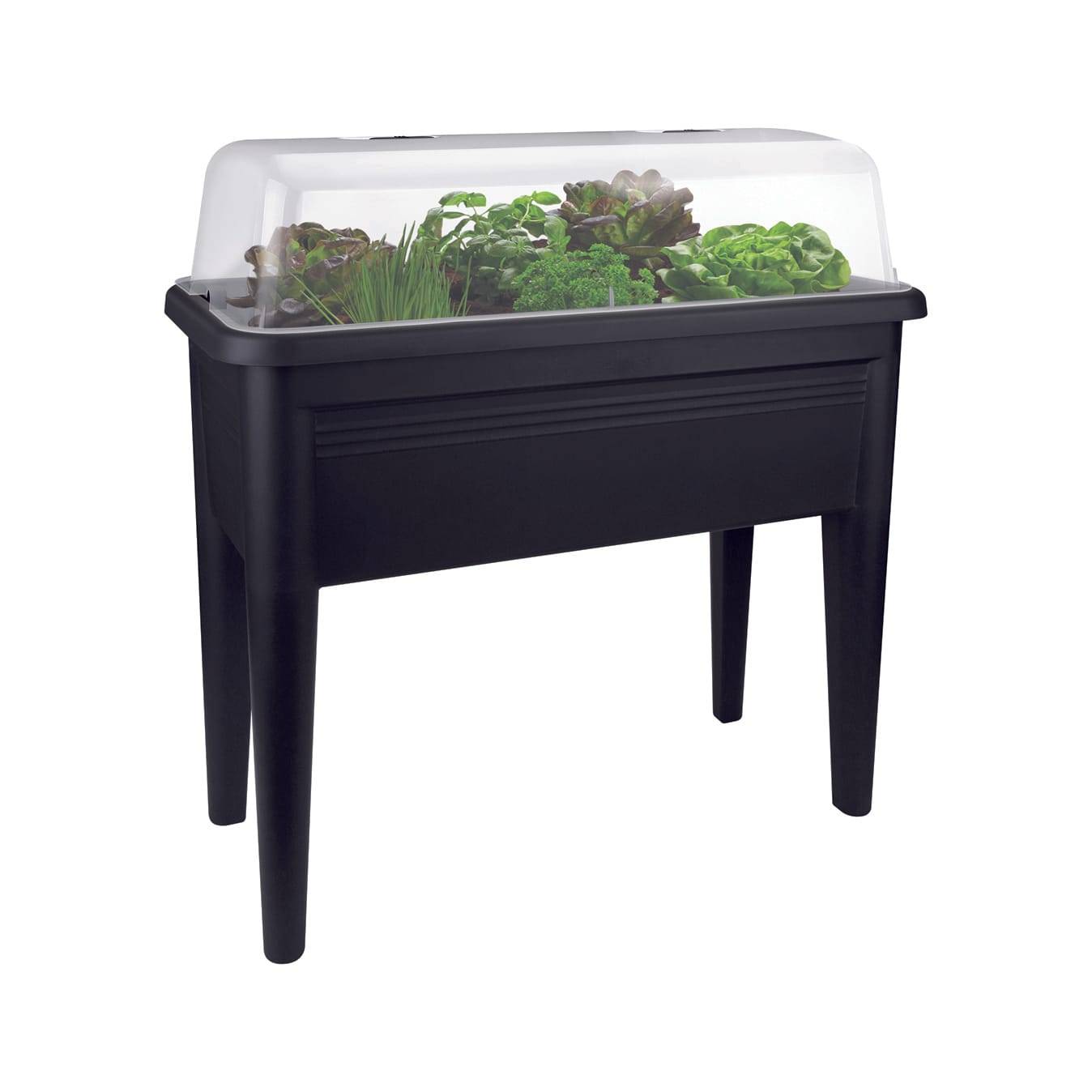 Elho - Green Basics mesa de cultivo XXL negra L.75 x l.36 x H.65 cm - Imagen 3