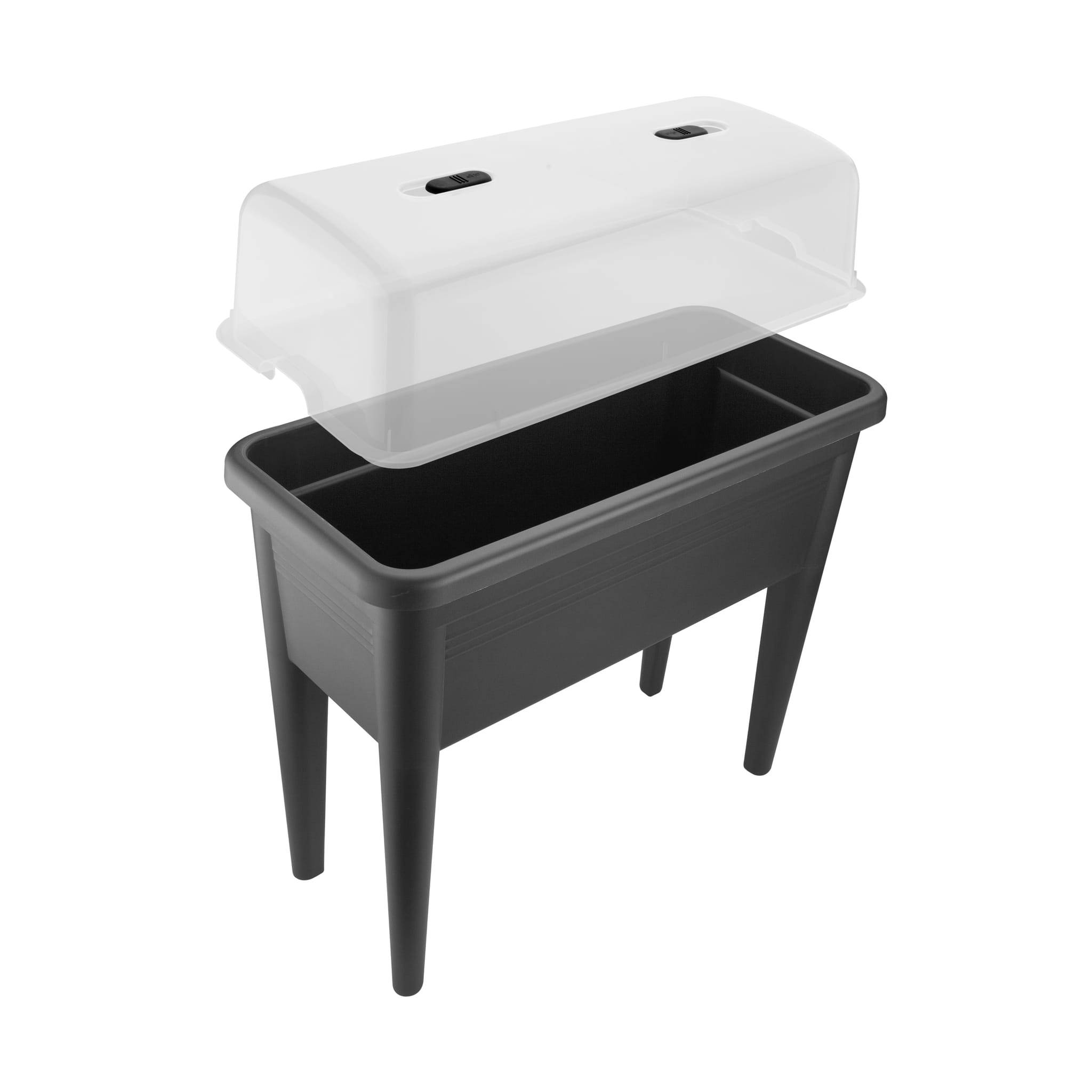 Elho - Green Basics mesa de cultivo XXL negra L.75 x l.36 x H.65 cm - Imagen 9