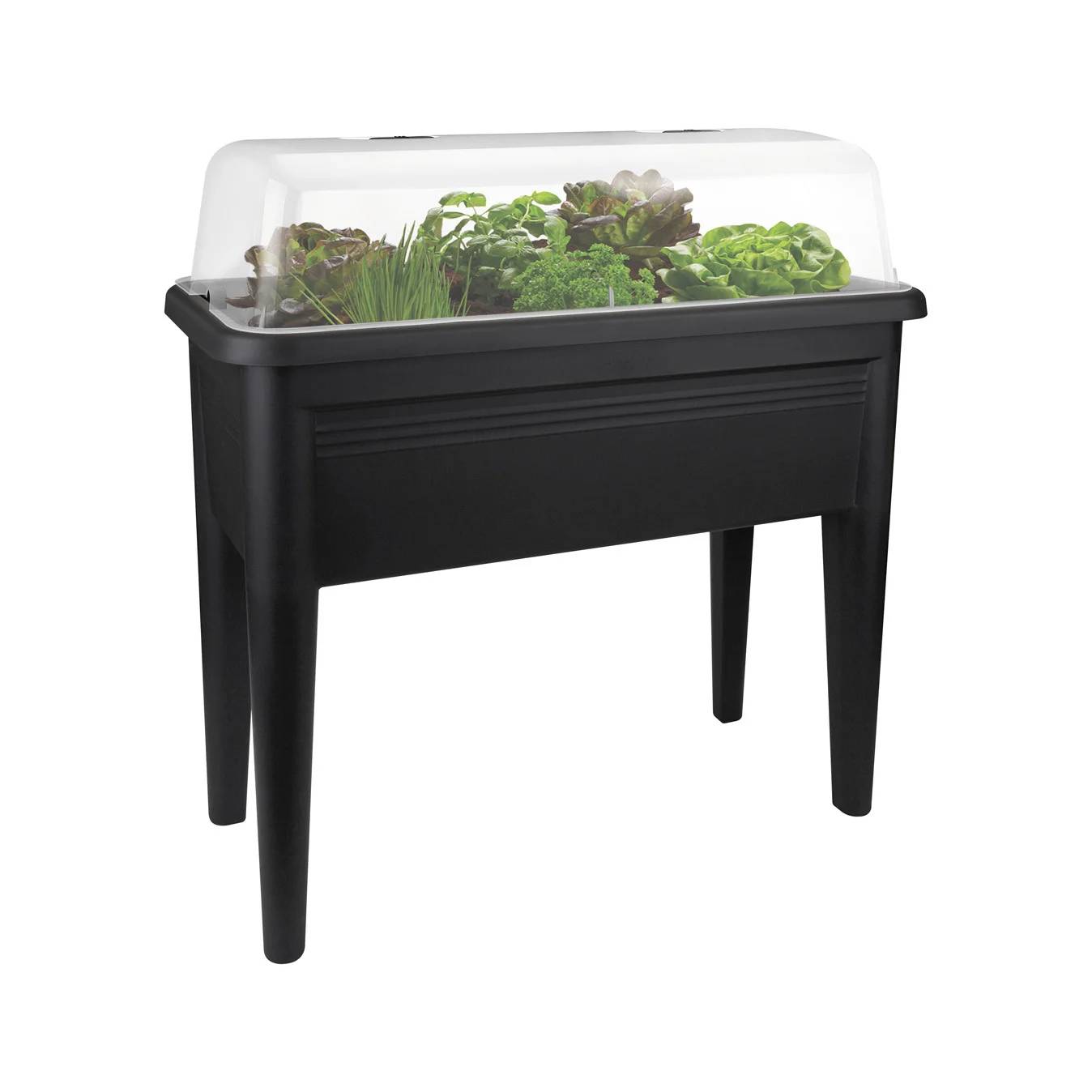 Elho - Green Basics mesa de cultivo XXL negra L.75 x l.36 x H.65 cm - Imagen 13