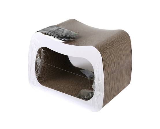 Wouapy - Griffoir Kaverno - 38X28X25 CM - Blanc