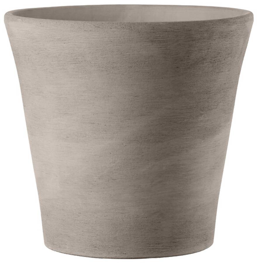 Deroma - Pot Cono Primitivo Grafite Terre cuite Terre grise - DEROMA
