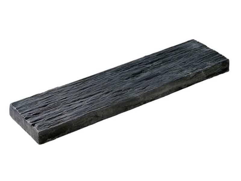 Bordure aspect schiste ardoisé pierre reconstituée béton 54x15x3,5cm – W.HAIRIE