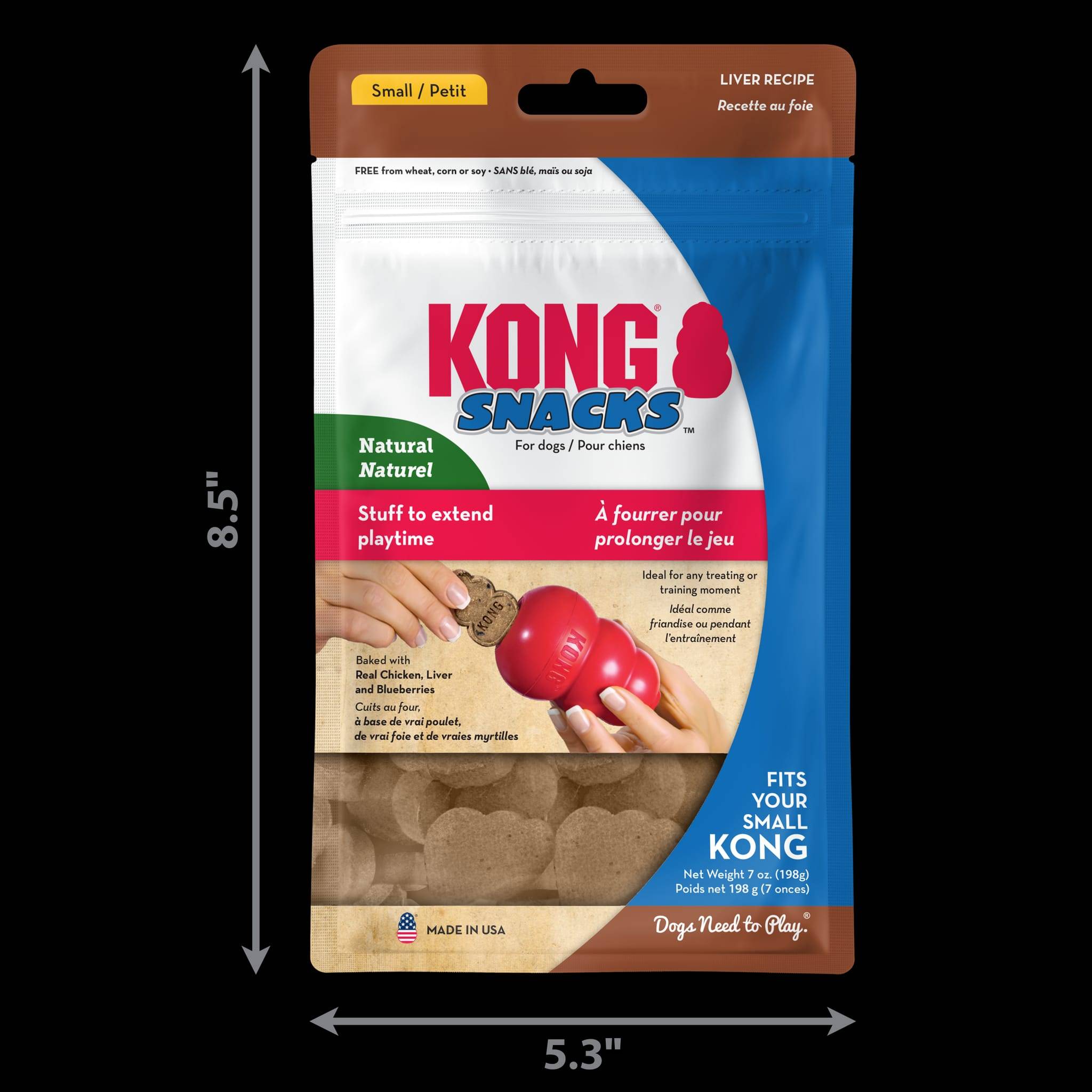 KONG - KONG snacks liver small pour chien - Image 1