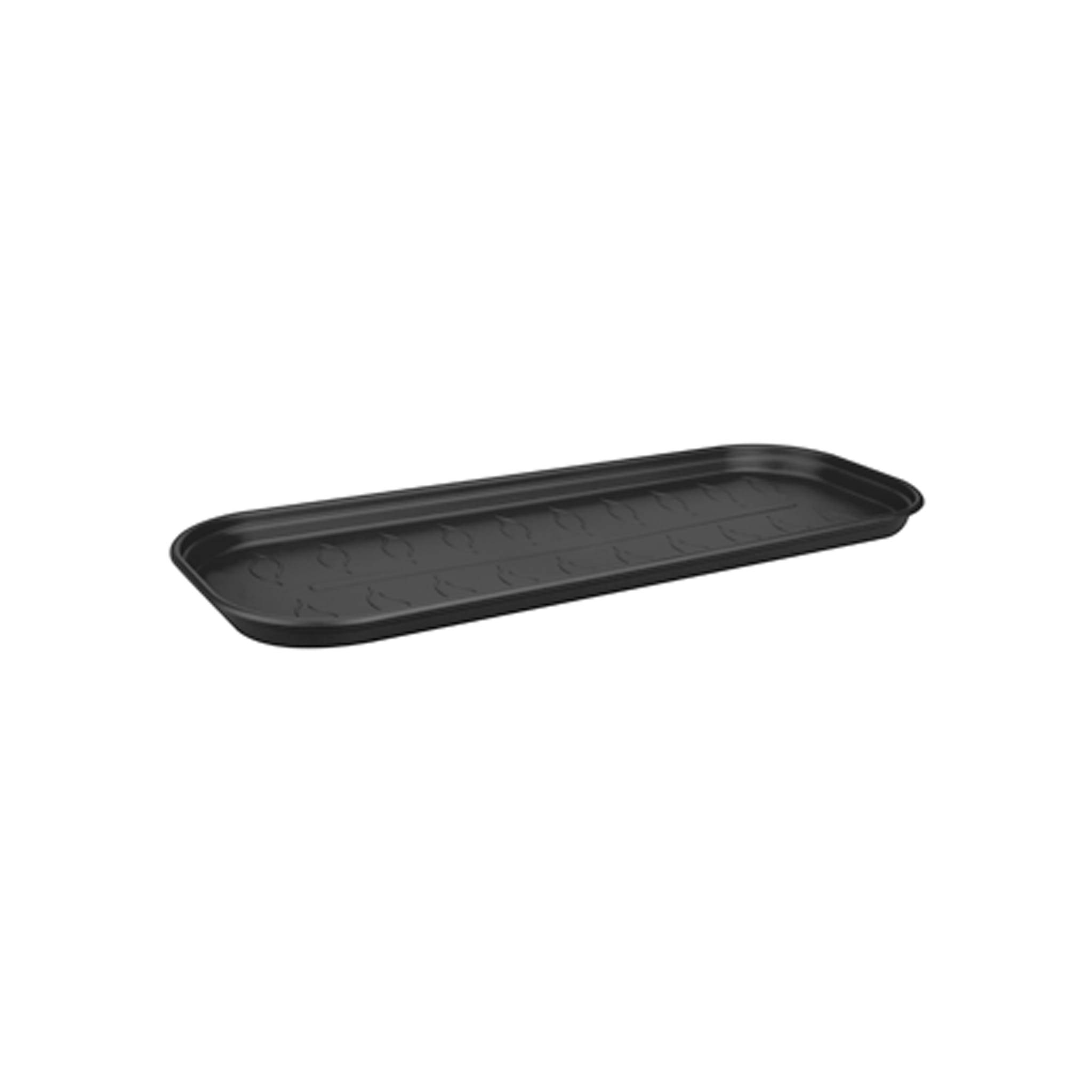 Elho - Green Basics Plat Cult Souc L Living Noir - L.50,9 x l.18,8 cm
