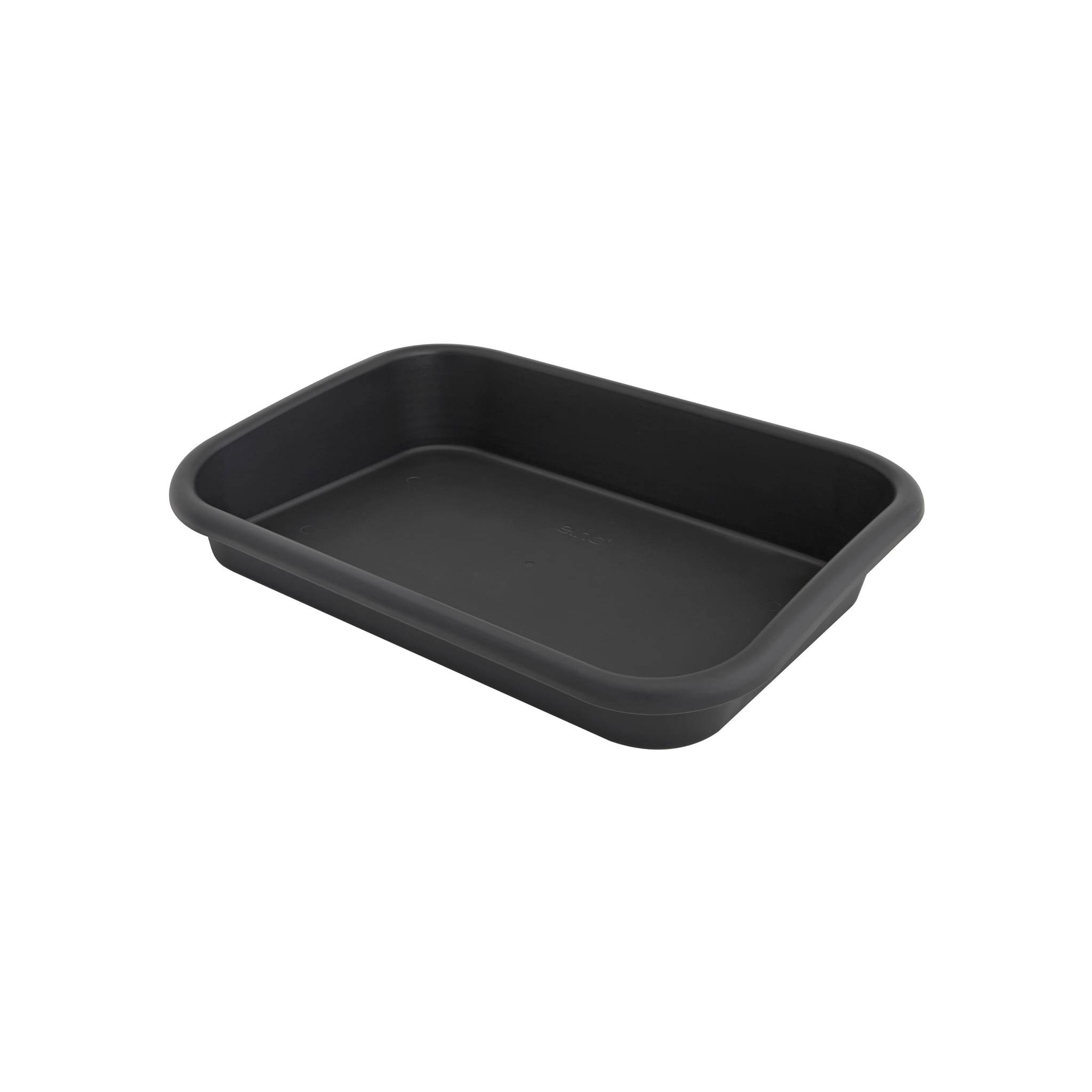 Elho - Green Basics Plateau Jardin Living Noir - L.59 x l.41,9 cm