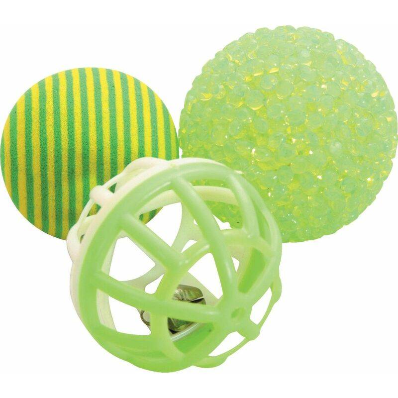 Zolux - Jouet chat 3 balles variées H 4 cm – ZOLUX - Imagen 4