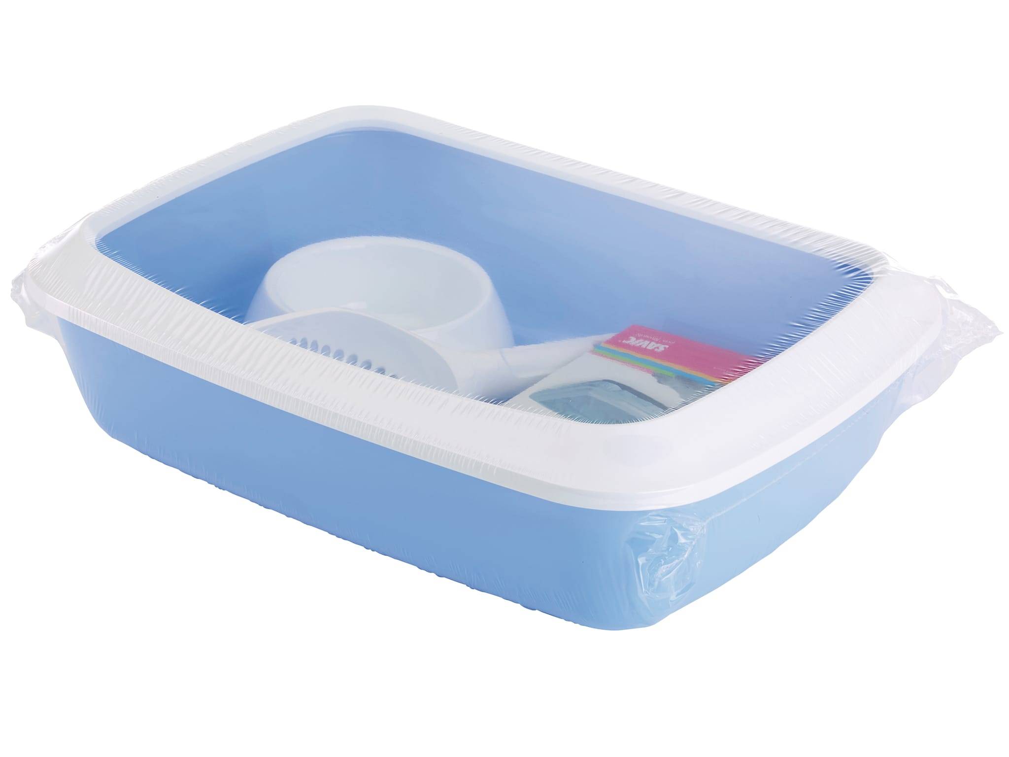 Savic - Kit d'hygiène pour châtons plastique bleu 42 cm SAVIC - Imagen 1