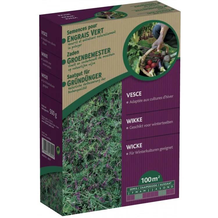 Vesce engrais vert 500g boîte 100m² – VILMORIN - Image 1
