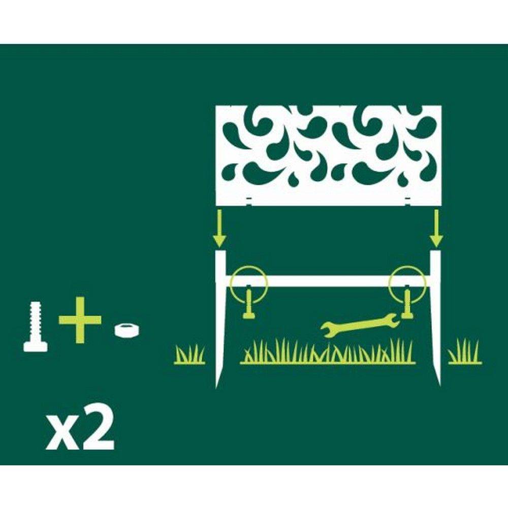 Nortène - Panneau métal décoratif motifs ronds – NORTENE - Image 3