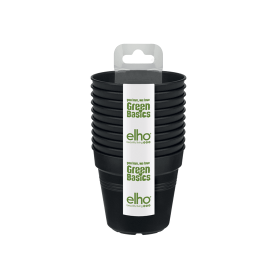 Elho - Pots de culture Green Basics Starter set ø8 x H13 cm (x10) - Image 1