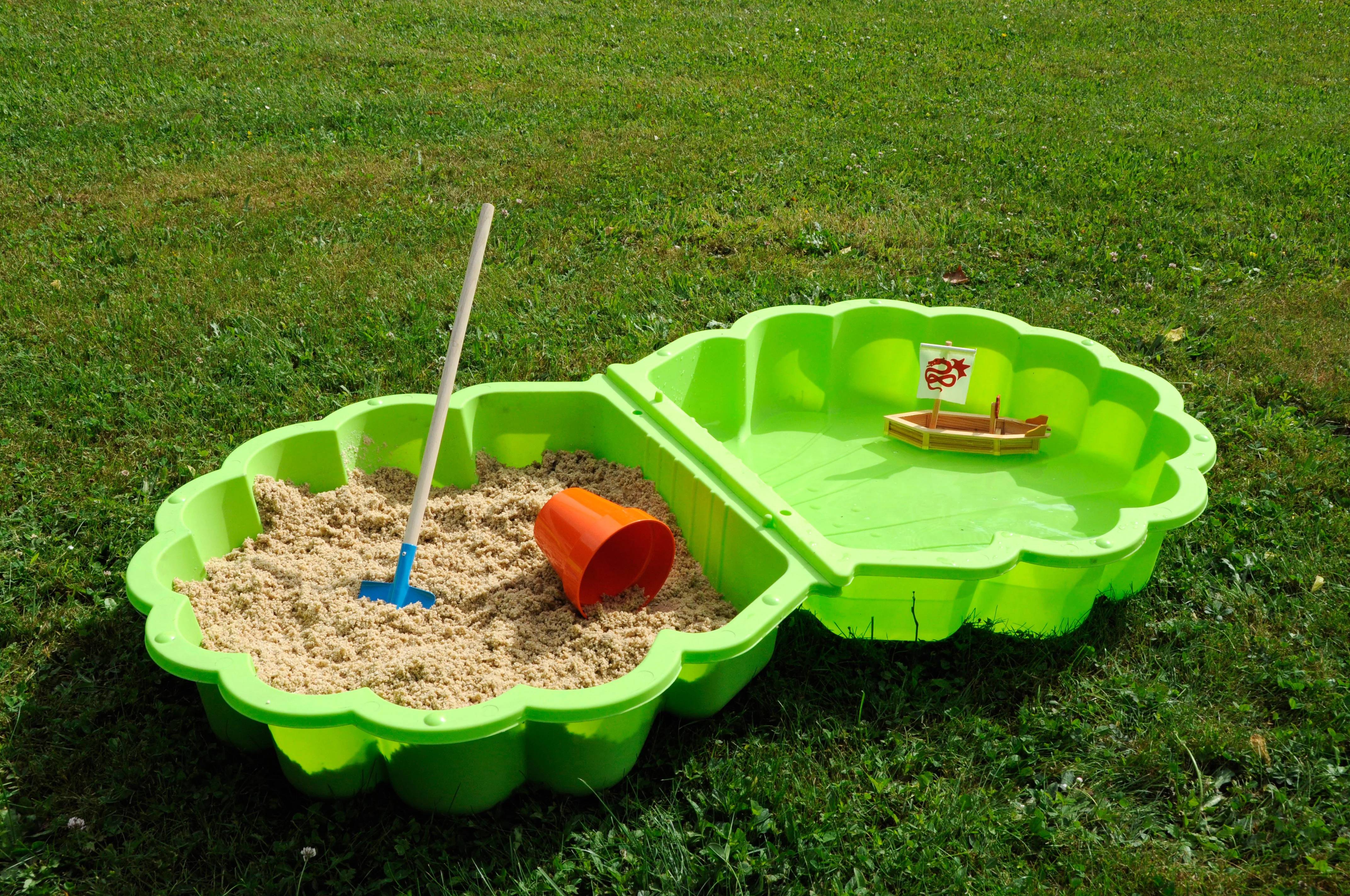 Soulet - Bac à Sable Coquillage Plastique Vert L 87 x l 78 cm - SOULET - Image 1