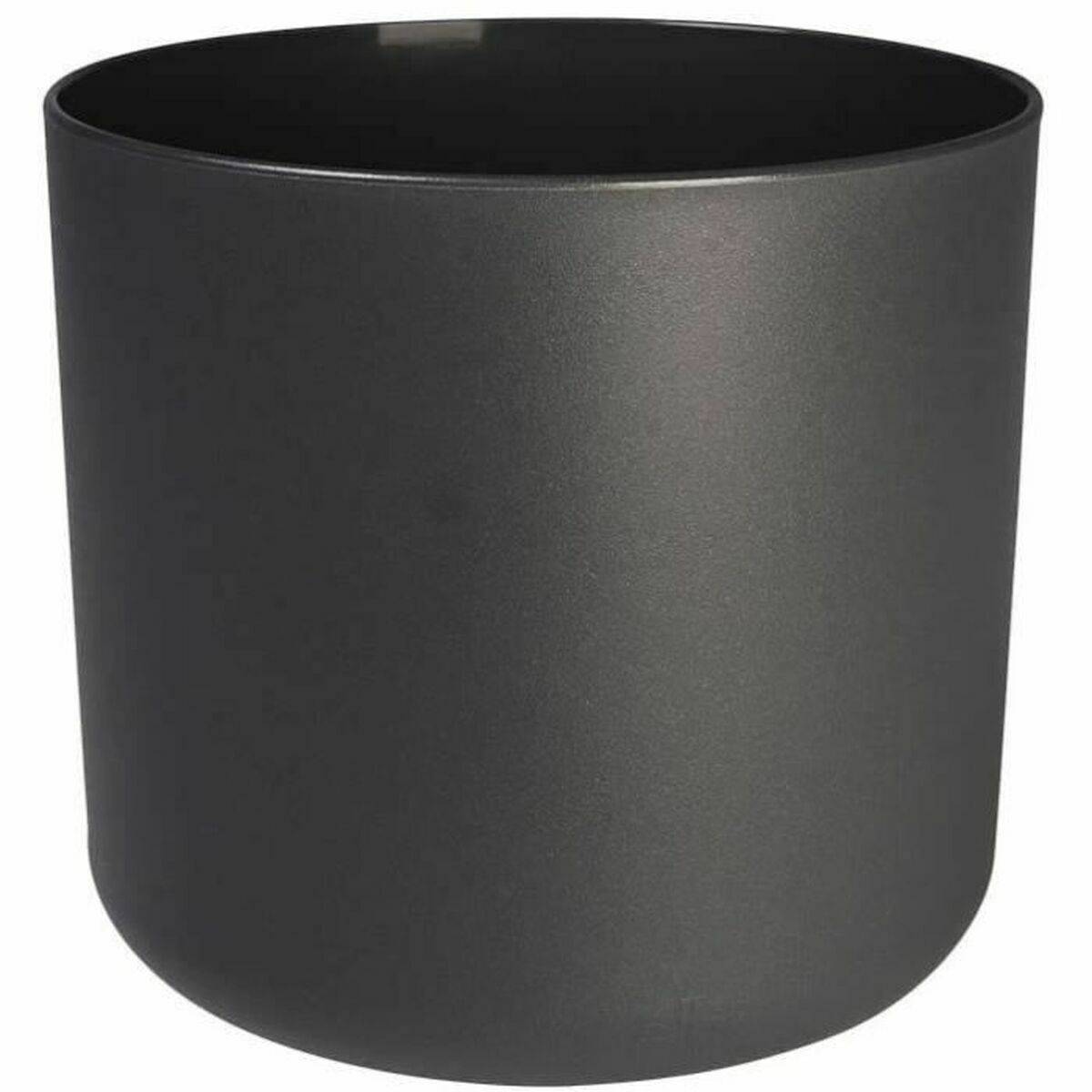 Pot de fleurs rond en plastique noir Ø 25xH.23 cm - Elho - Image 5