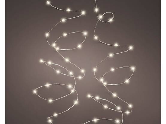 Micro LED Guirlande lumineuse clignotante L.895 cm - 180L B chaud - Image 1